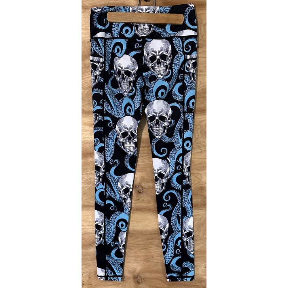 Constantly Varied Gear CVG XS CrossFit Legging Retired Full Length Kraken Skull